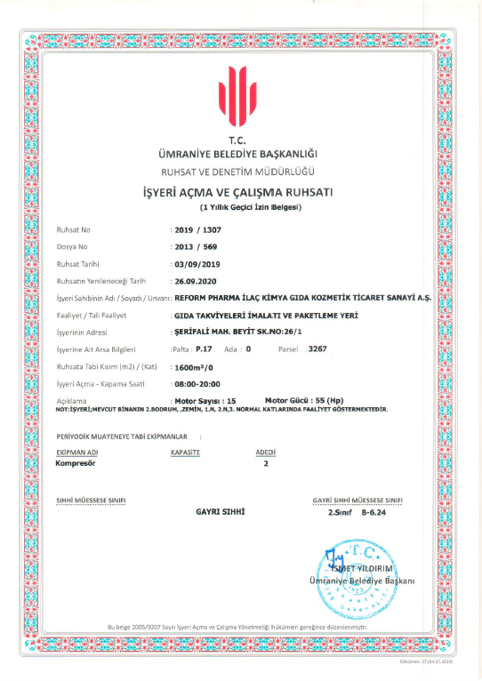 İşyeri Açma (Gıda)